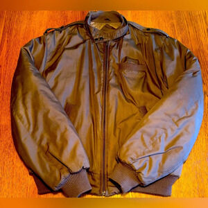 Vintage 80’s Peter England Brown Zipper Jacket